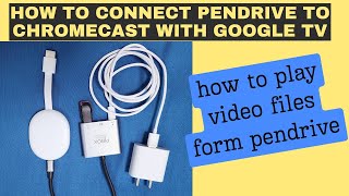 pendrive ko android tv se kaise connect kare  how to connect pendrive to chromecast with Google TV [upl. by Brockie878]