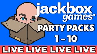 🔴JACKBOX PARTY  PACKS 110  Playing with viewers  everyone welcome [upl. by Atikal]