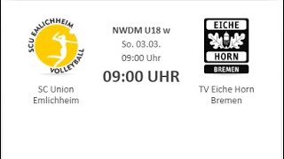 SCU Emlichheim  TV Eiche Horn Bremen F3 [upl. by Nirel730]