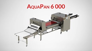 AquaPan 6000  bread line for production of ciabatta focacia rustic bread artisan bread buns [upl. by Dwan598]