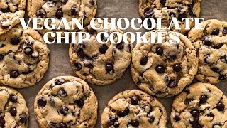 SECRETLY Vegan Chocolate Chip Cookies  Gluten Free [upl. by Dupuy]