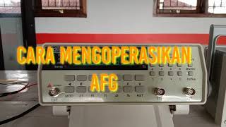 CARA MENGGUNAKAN AFG Audio Function Generator  Elektronika [upl. by Sullivan]