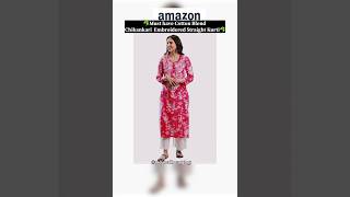 Cotton Chikankari Embroidered Kurti under Rs 500 amazon amazonhaul shorts trending kurti [upl. by Itsrejk209]