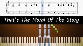 How to play piano part of Moral Of The Story by Ashe [upl. by Aisined]