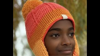 Crochet Cozy Earflap Hat Tutorial By Jonahs Hands [upl. by Ateuqal]