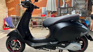 Vespa sprint 125 Iget Abs carbon 2024 siêu lướt odo 25km giá 80tr [upl. by Naejarual]