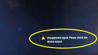 Fix Unsupported Signal Check your Device Output Problem in sony bravia hdmi and amazon fire tv [upl. by Carena]