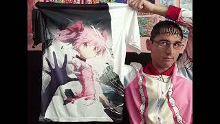 Puella Magi Madoka Magica  Madoka Kaname TShirt  Camiseta de Manga Corta [upl. by Amerak721]