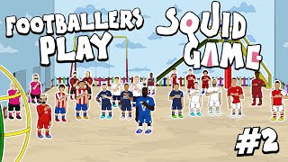 ☠️2 Footballers Play SQUID GAME☠️ Episode 2 Frontmen 36 Tug of War [upl. by Aicerg]