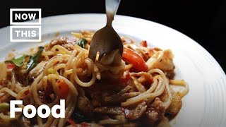 How to Eat Pasta Like an Italian  Cuisine Code  NowThis [upl. by Kcirdderf268]