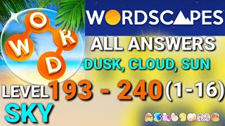 Wordscapes Level 193240 ALL ANSWERS 48 LevelsWalkthrough [upl. by Ytok860]