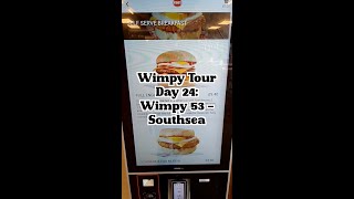 WimpyTour Day 24 Wimpy 53  Southsea I try a secret menu item that I only found at a kiosk [upl. by Sancha]