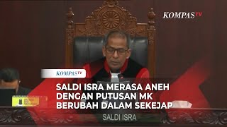 Saldi Isra Akui Merasa Aneh dengan Putusan MK Berubah Dalam Sekejap [upl. by Yaffit]