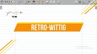 Random Question in Retrosynthesis 05 Retro Wittig [upl. by Sowell]