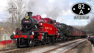 Keighley amp Worth Valley Railway  Spring Steam Gala 2022 [upl. by Robbin705]