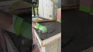 Pouring Concrete Countertops shorts diy [upl. by Semela]