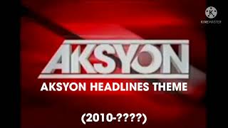 Aksyon Headlines Theme 2010 [upl. by Googins]