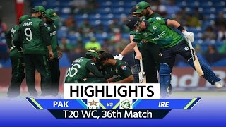 PAK vs IRE Highlights Pakistan vs Ireland Match Highlights  Full Match Highlights  Babar Azam [upl. by Kylila636]