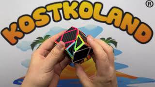 Kostkoland Kostka Rubika Skewb Black MoYu [upl. by Bertina]