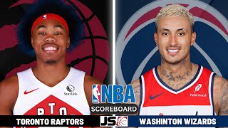 Toronto Raptors vs Washington Wizards  NBA Live Scoreboard 2024 [upl. by Thurmond]