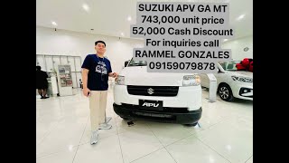 Puting van na murapwede gamitin ng buong pamilya ang SUZUKI APV GA 2025 MODEL apv [upl. by Dimah]