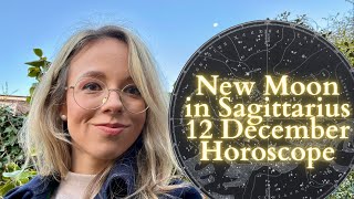 NEW MOON In SAGITTARIUS 12 December All Signs Horoscope Big Plans Underway [upl. by Bremer]