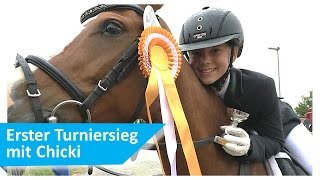 Erster Platz 🏆 Reitturnier mit Chicki kommentiert [upl. by Gnidleif]