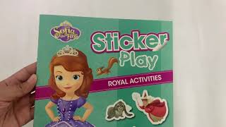 9781788102766 Disney Sofia the First Activity Book amp Sticker Play [upl. by Miarzim]