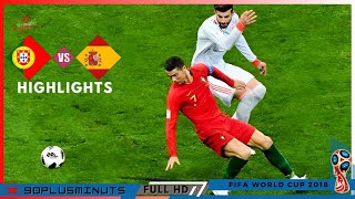 Portugal vs Spain 33  FIFA World Cup 2018  Full Highlights  HD 1080P  Ronaldo3🔥🔥 [upl. by Fenelia]