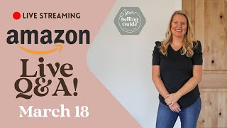 March Amazon QampA  Group Coaching Inbound FBA Fees and More [upl. by Anaujit59]