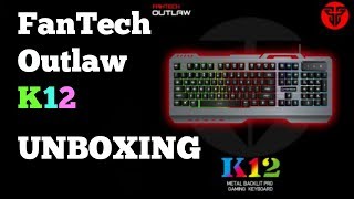 Unboxing  FanTech Outlaw K12  yolorafa xD [upl. by Nalon]