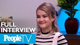 Millicent Simmonds On John Krasinski Running Every Day amp Her Character Regan  PeopleTV [upl. by Elicul726]