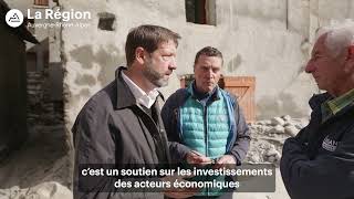 La Région débloque 5 millions deuros pour la reconstruction à La Bérarde après la crue du Vénéon [upl. by Latin]