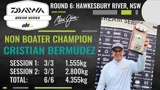 2024 Daiwa BREAM Series  Maui Jim Hawkesbury River Non Boater Winner Cristian Bermudez [upl. by Halbert]