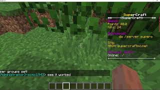 PermissionsEX  Minecraft Tutorials  you need EssentialsX Chat link in DESC [upl. by Desdemona]