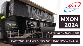 Motocross of Nations MXoN Factory MX Teams amp Brand Hospitality Paddock Set Up 2024 [upl. by Moulden]