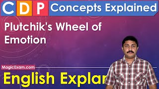 Plutchiks Wheel of Emotion  CDP Concepts  English Explanation [upl. by Odrarebe273]