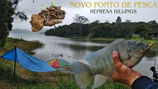 Pesquei Tilápia com missanga  NOVO PONTO DE PESCA  Chácara JC Pesca e Lazer  RIACHO GRANDE [upl. by Akenehs]