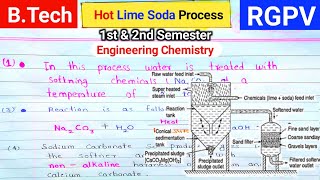 Hot Lime  Soda Process  Hardness Removing  BTech 1st amp 2nd Sem  Engineering Chemistry  Rgpv [upl. by Atalante215]