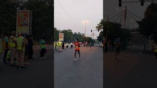 Delhi marathon race JLN Stadium 14 delhi athletics delhihalfmarathon delhirace indiamarathon [upl. by Ralina]