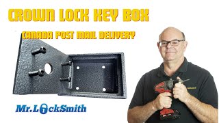 How to Install a Canada Post Crown Lockbox StepbyStep Guide [upl. by Nahtal]