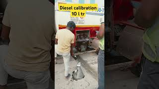 10 LTR diesel calibrationafconstag shortvideo [upl. by Jaunita]