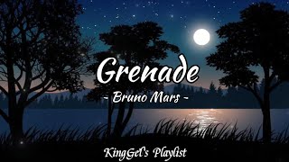 Grenade  Bruno Mars Karaoke Version [upl. by Notnyw]