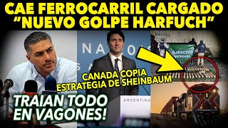 NO VAMOS A PARAR ¡HARFUCH FRENA TREN ANTES DE CRUZAR CANADA COPIA ESTRATEGIA DE CLAUDIA ANTE TRUMP [upl. by Pugh978]