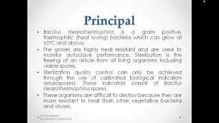 Validation of autoclave using bio agent B stearotermophilus  Practical [upl. by Yeneffit]