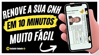 Como RENOVAR A CNH PELA INTERNET EM 10 MINUTOS  Fica pronta em menos de 01 DIA 📺 226 [upl. by Eirehs673]