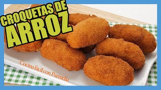 Bolitas de arroz rellenas con queso mozzarella [upl. by Aloel]