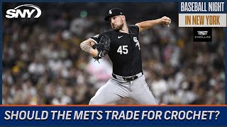 Do the Mets have enough prospects to trade for Garrett Crochet  Baseball Night in NY  SNY [upl. by Anirol629]