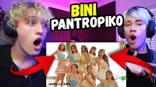 South Africans React To BINI Pantropiko Performance Video [upl. by Atnohs]