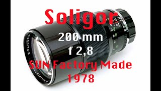 Soligor 200 mm f 28 Sun Factory [upl. by Omarr]